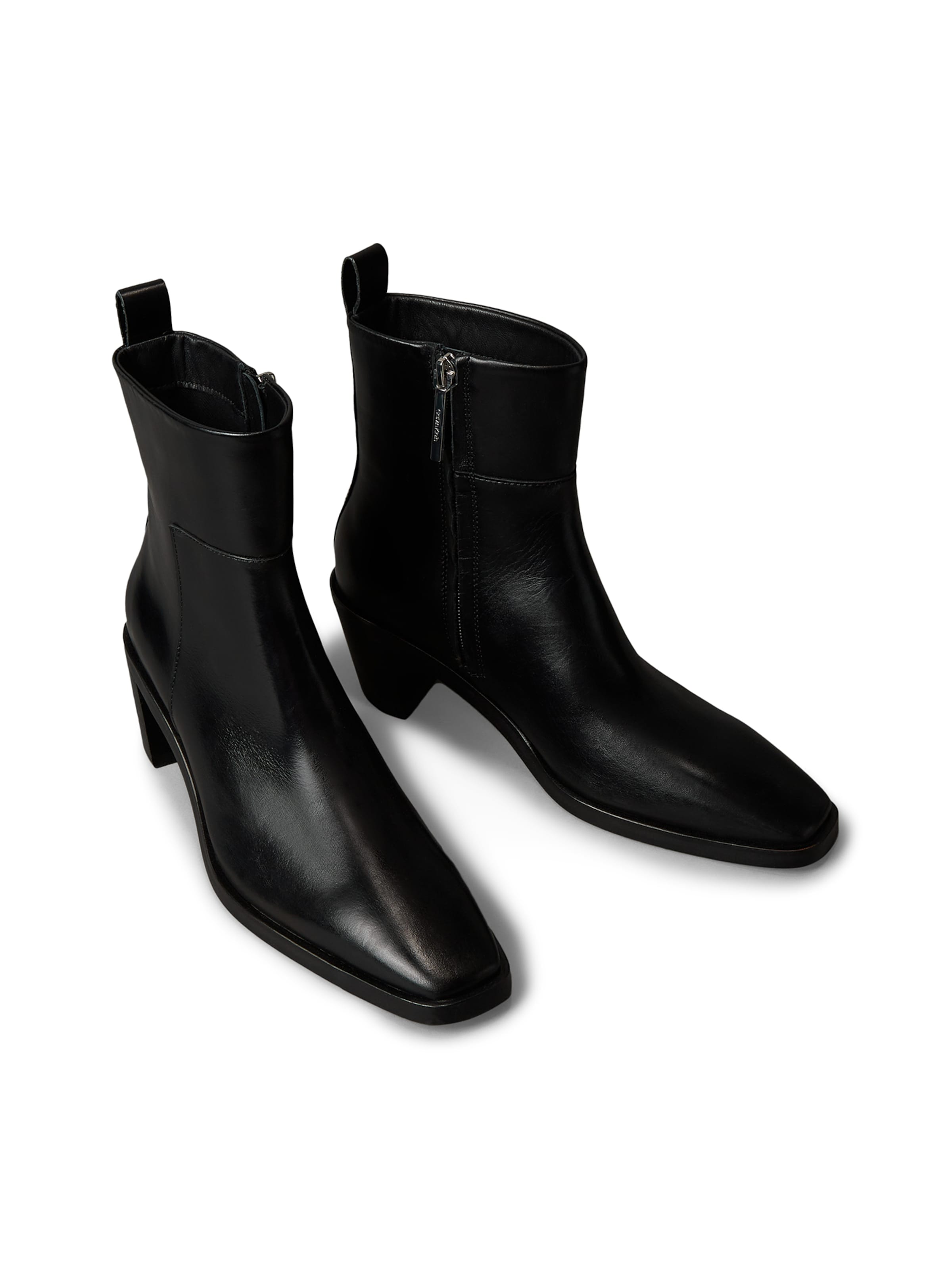 Calvin Klein Enkellaarsjes in Zwart: voorkant