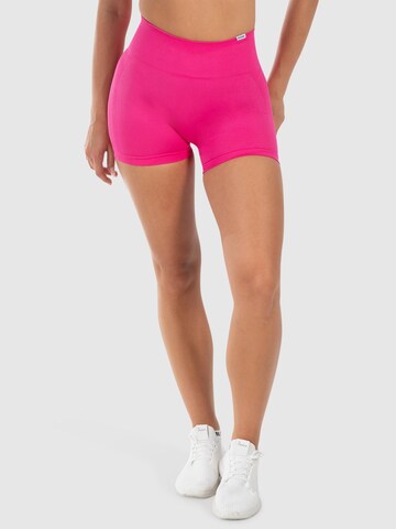 Smilodox Tapered Sportbroek ' Cetrina Pro ' in Roze: voorkant