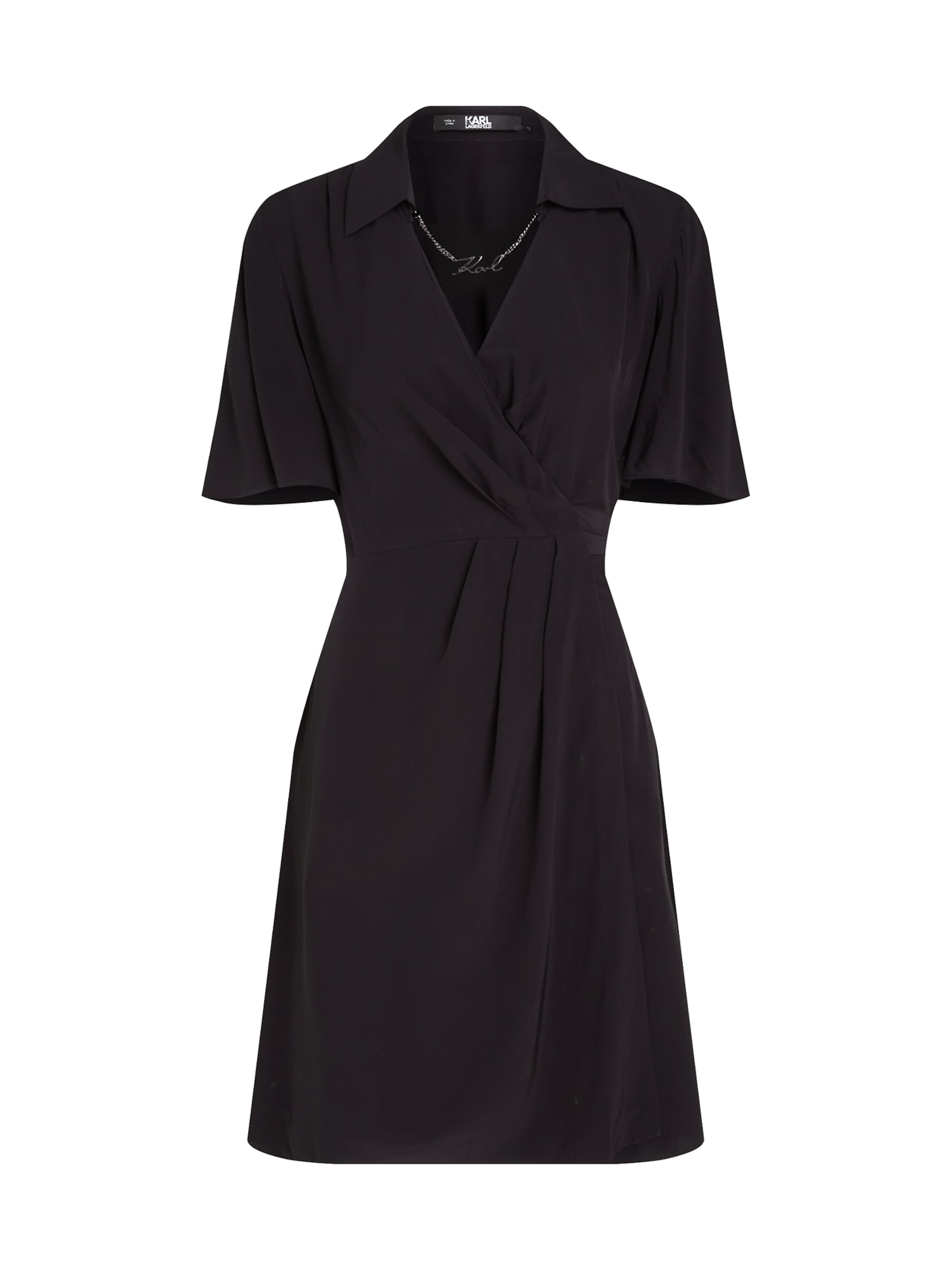 Karl LagerfeldHaljina - crna boja: prednji dio
