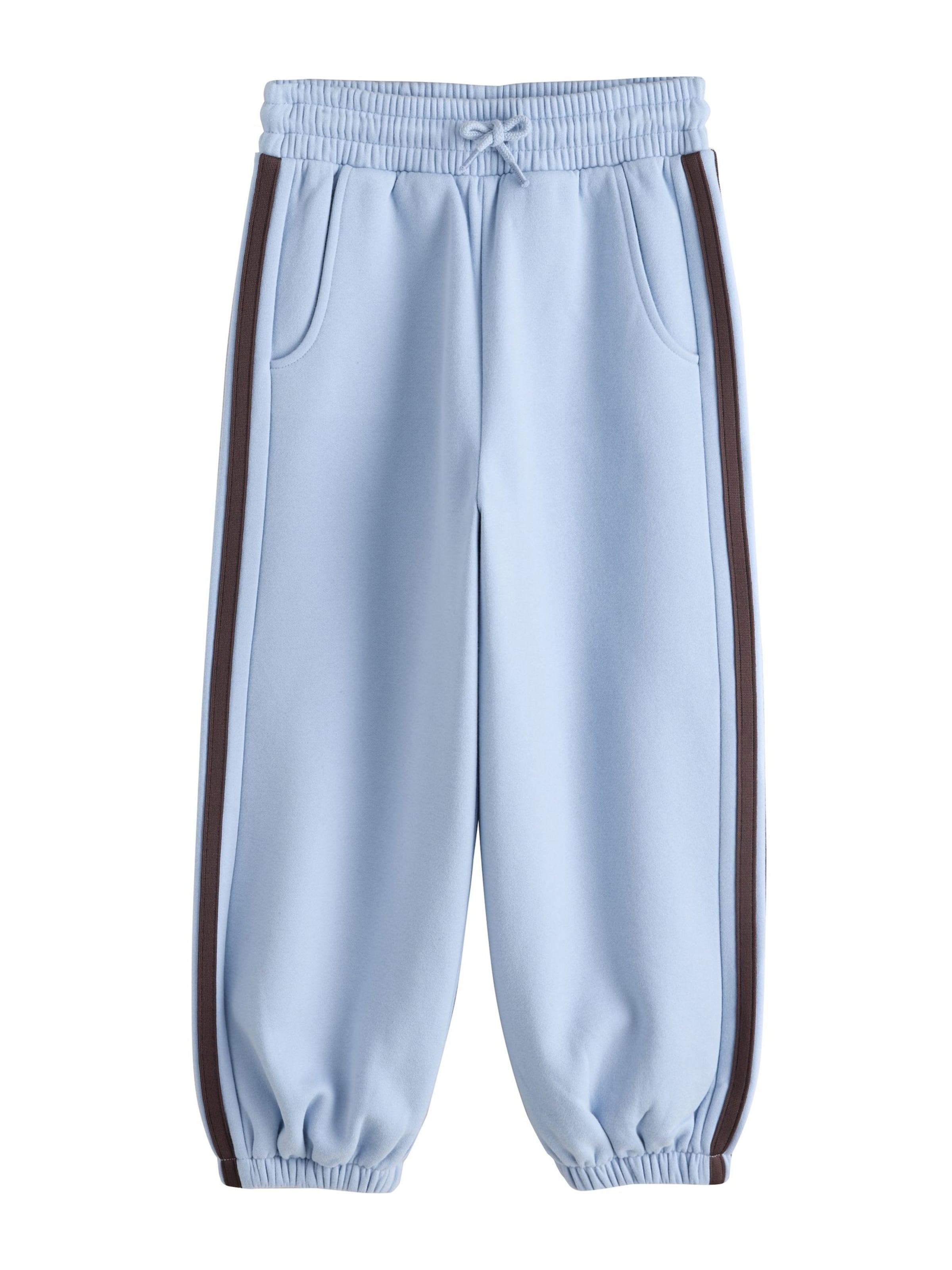 Next Tapered Broek in Blauw: voorkant