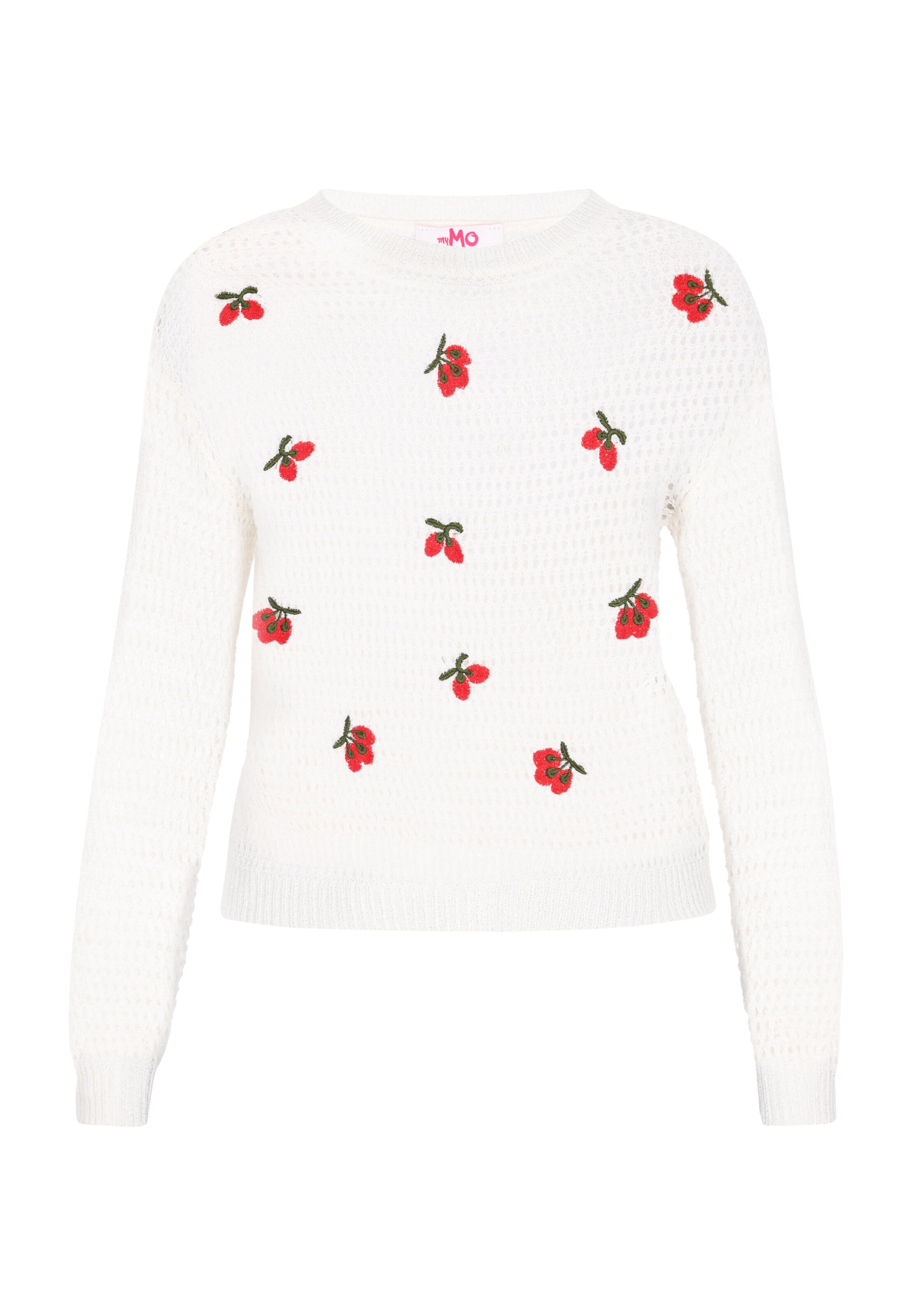 MYMO Trui in Wit: voorkant