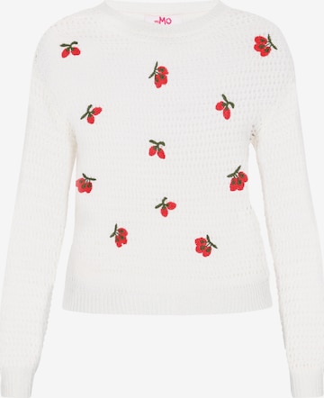 Pull-over MYMO en blanc : devant