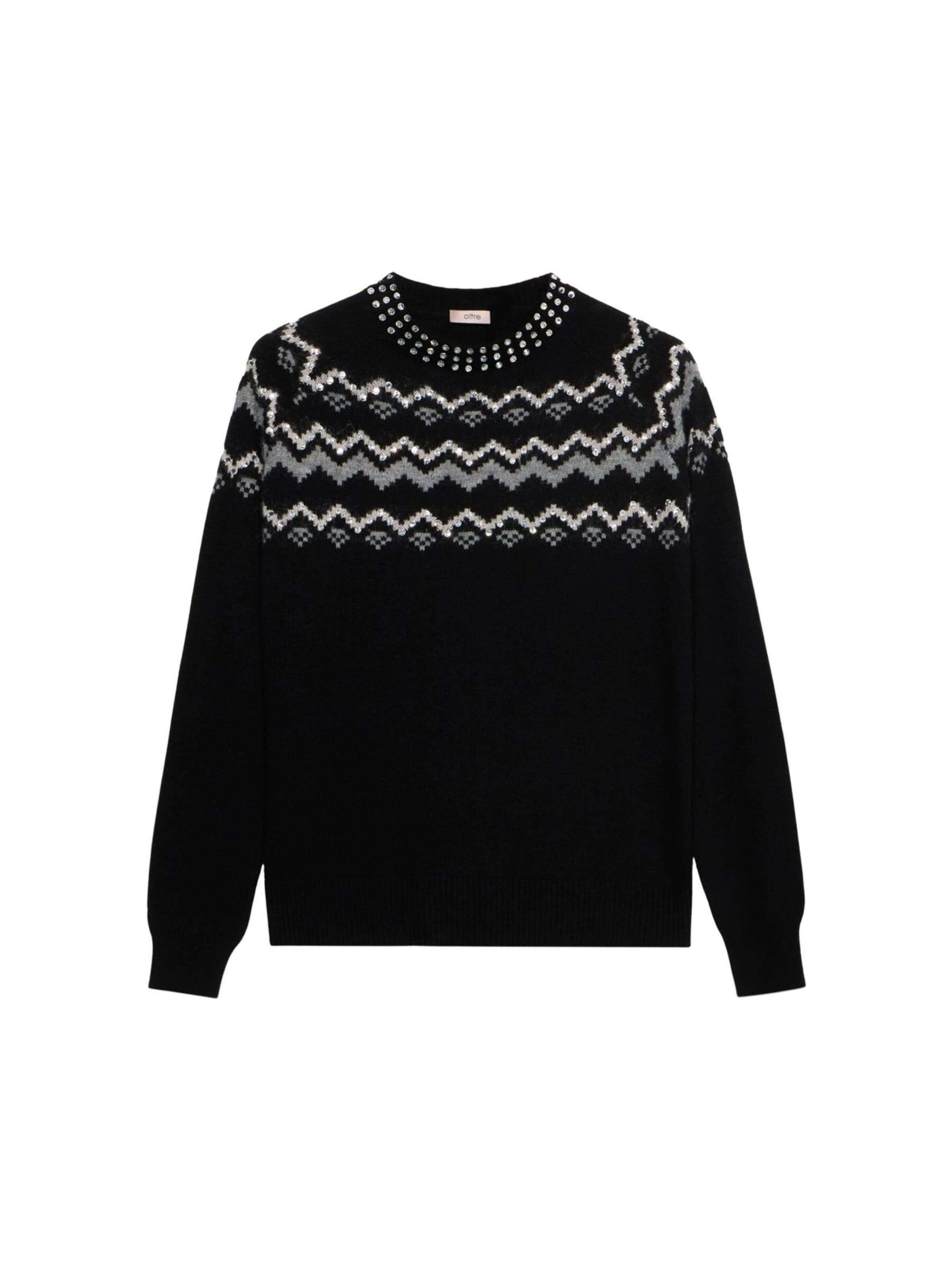 Pull-over oltre en noir : devant