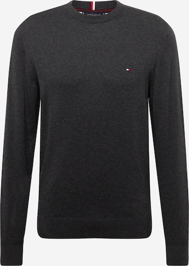 Megztinis iš TOMMY HILFIGER, spalva – tamsiai mėlyna / antracito spalva / ryškiai raudona / balta, Prekių apžvalga