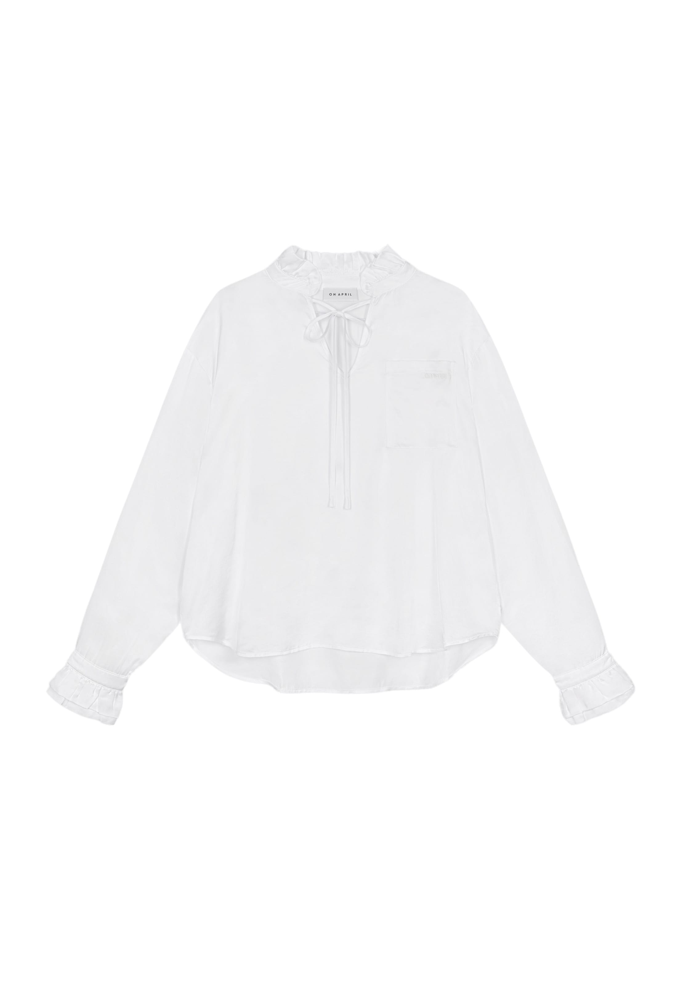 OH APRIL Bluse 'Viki' in Weiß: Vorderseite