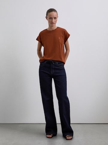 Scalpers Tričko 'Scplainskull' - Červená: predná strana