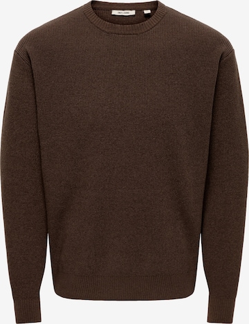 Pullover 'ONS Rodger' di Only & Sons in marrone: frontale