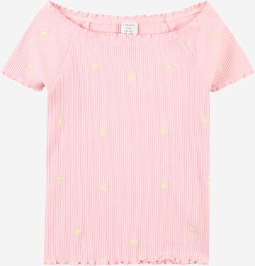rožinė Lindex Marškinėliai 'Stina': priekis