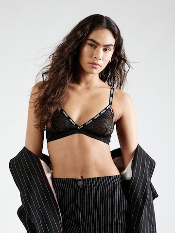 GUESS Triangle Bra 'EDYTHA' in Black: front