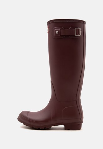 HUNTER Gummistiefel in Braun: Vorderseite