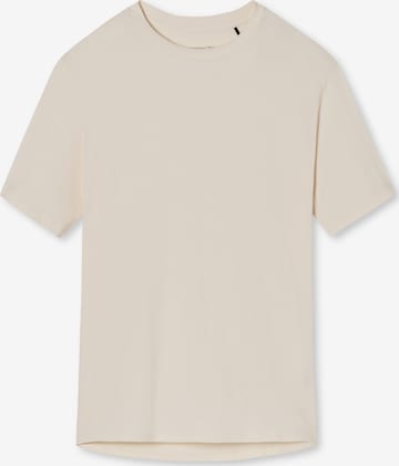 SCHIESSER Pajama Shirt in Beige: front