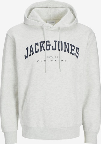 JACK & JONES Свитшот 'JJECaleb' в Белый: спереди