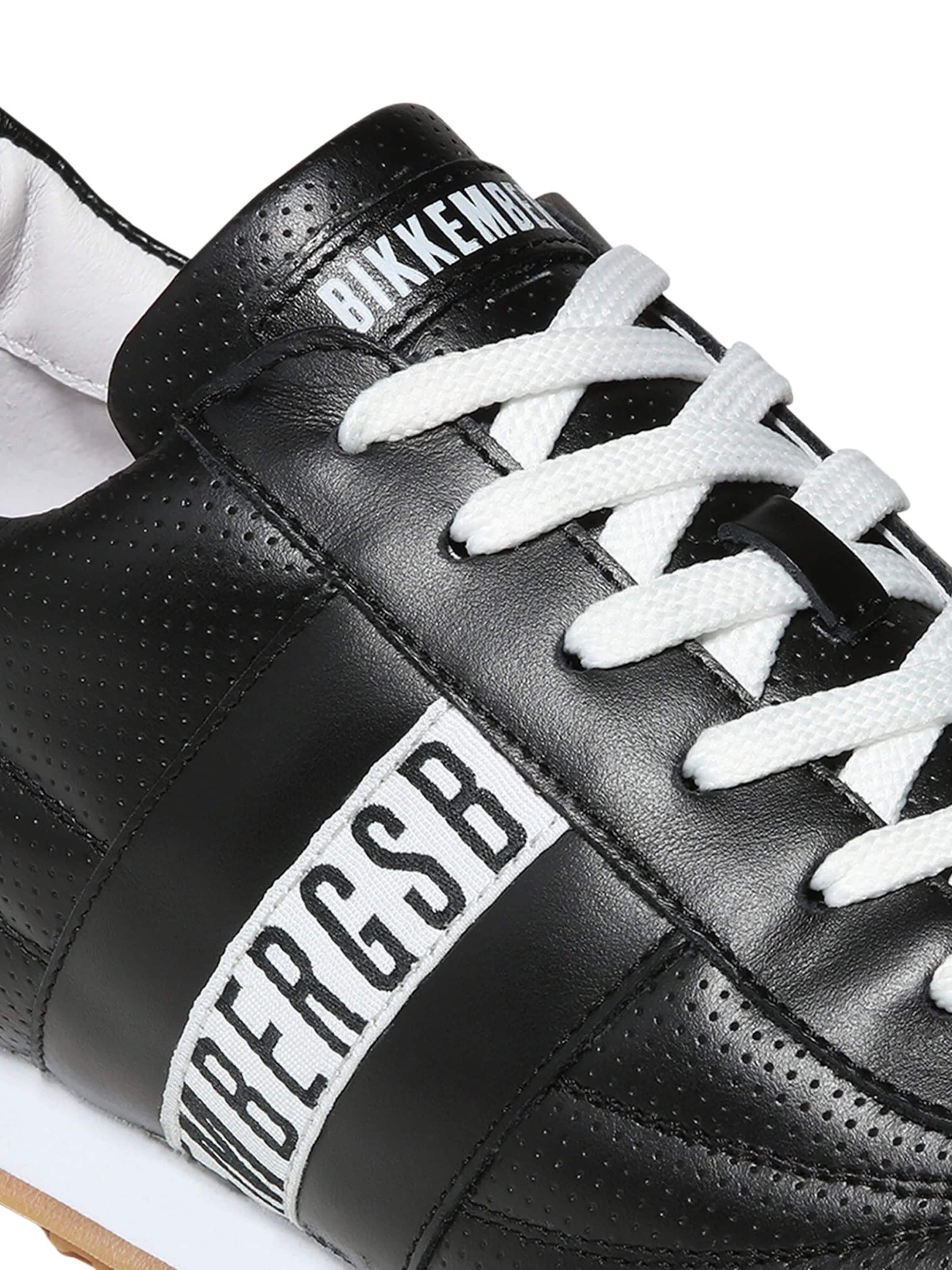 BIKKEMBERGS Platform trainers 'Soccer' in Black