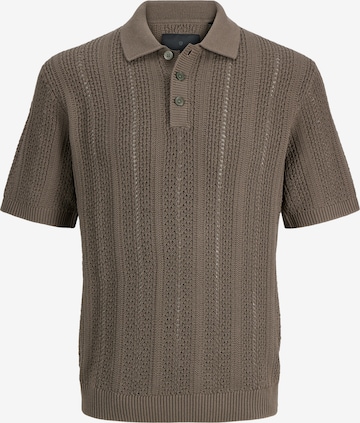 JACK & JONES - Jersey 'JPRBLAWINSTON' en marrón: frente