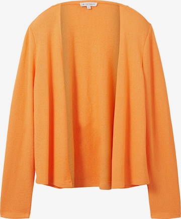 TOM TAILOR Knit Cardigan in Orange: front