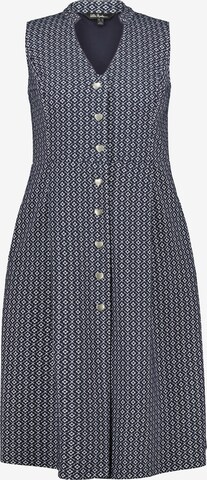 Ulla Popken Dirndl in Blau: predná strana