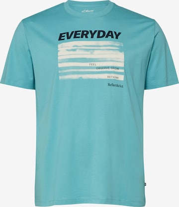 s.Oliver Shirt in Blue: front