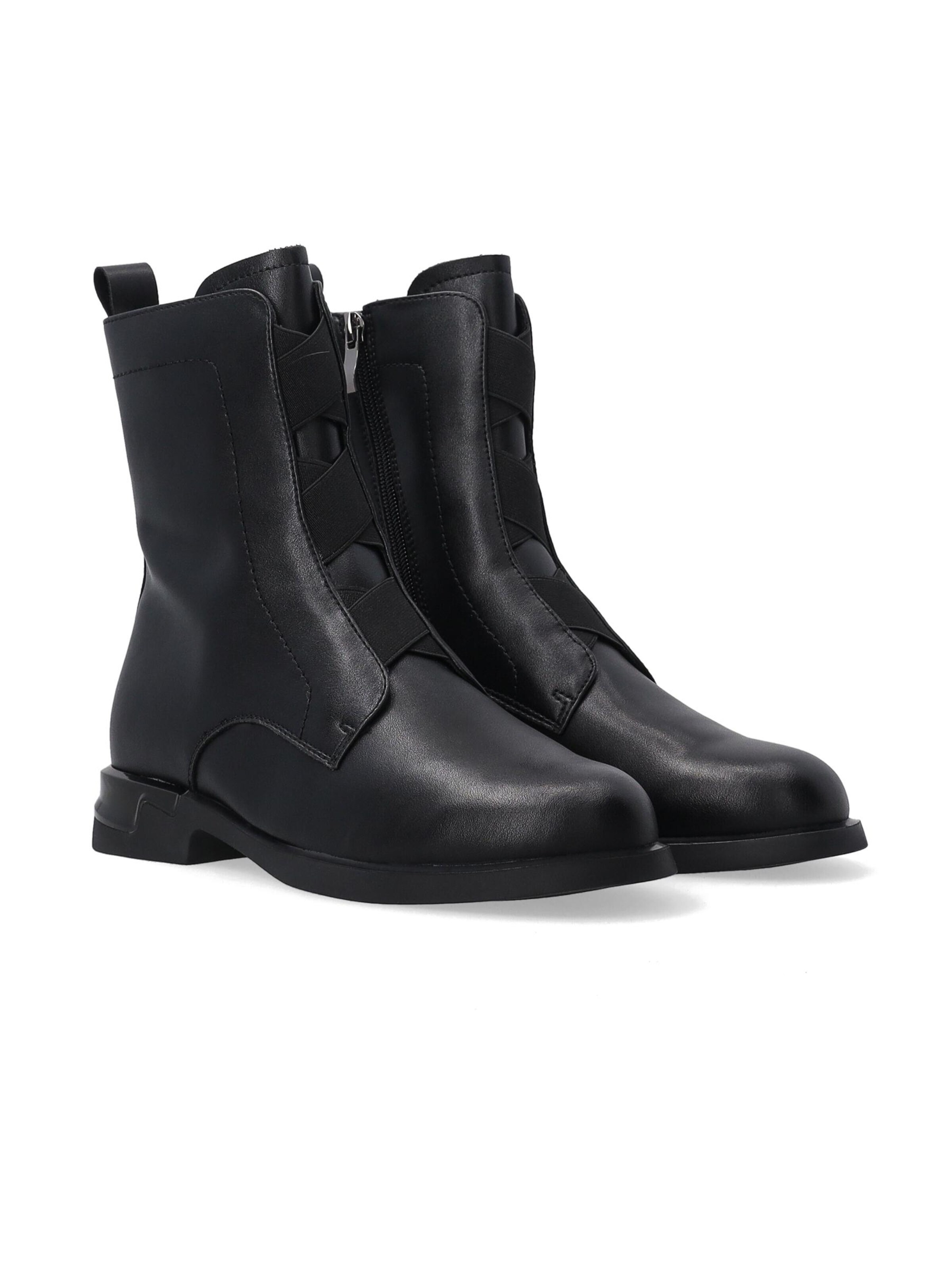 VENEZIA Boots in Schwarz: Vorderseite