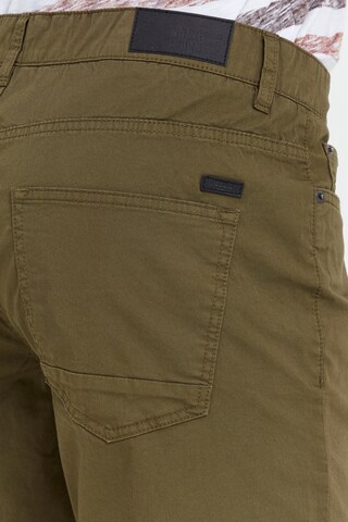 !Solid Regular Chino 'MILLAN' in Groen