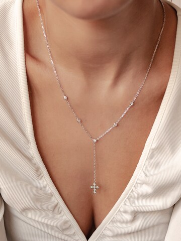Hey Happiness Ketting 'Y Lariat' in Zilver