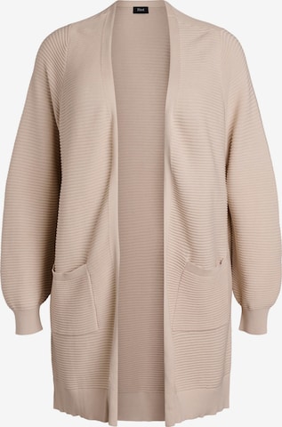 smėlio Zizzi Kardiganas 'Melsa': priekis