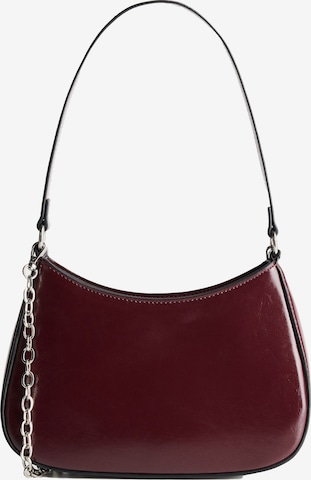 Sac bandoulière Bershka en rouge : devant