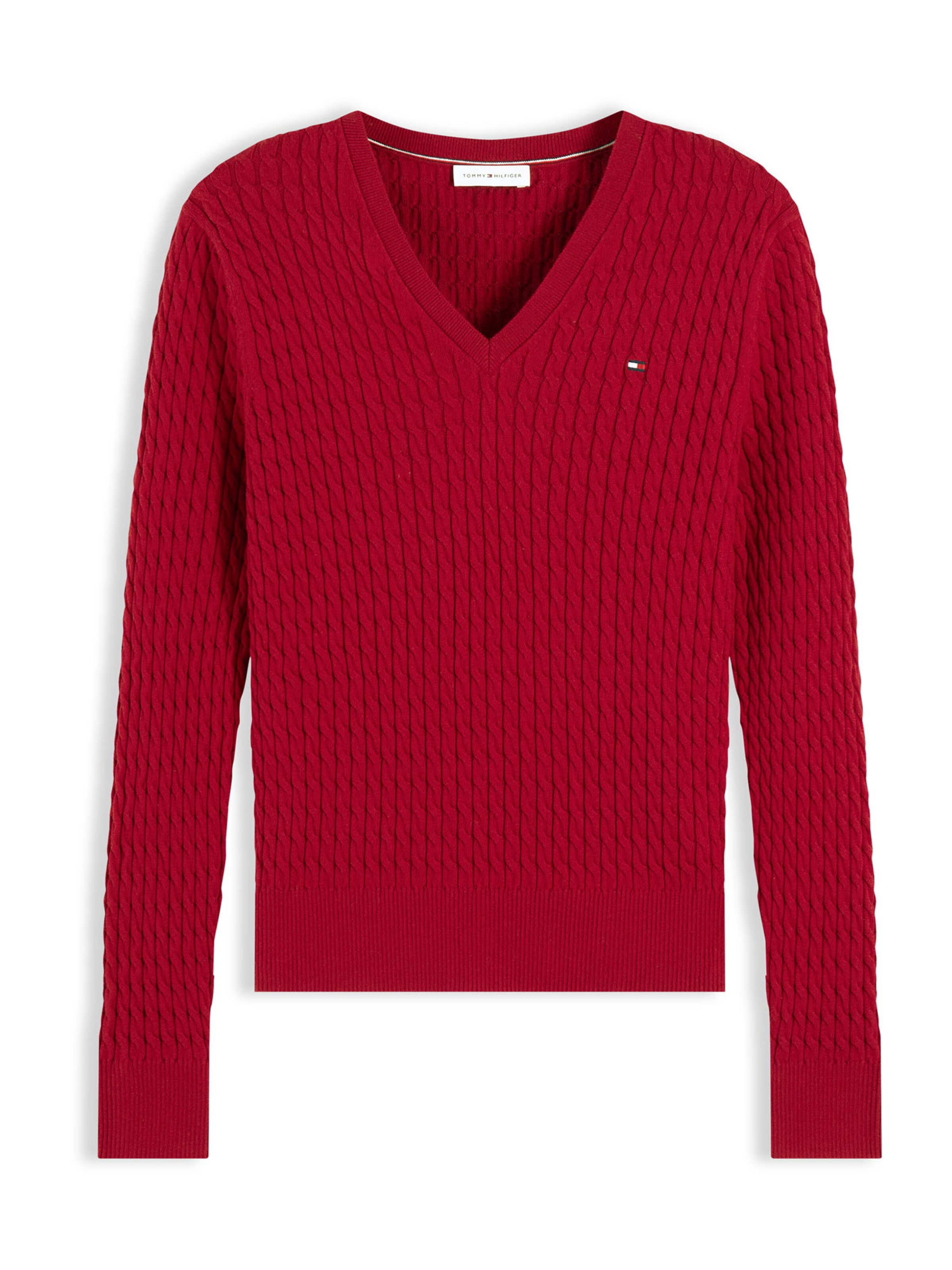 TOMMY HILFIGER Pullover in Rot: Vorderseite