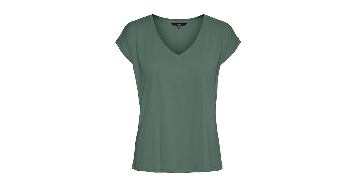 VERO MODA Vmfilli Ss V-neck Tee Ga Noos dames T-Shirt VERO MODA Vmfilli Ss V-neck Tee Ga Noos dames T-Shirt