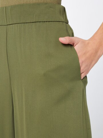 VILA Wide Leg Hose 'Vero' in Grün