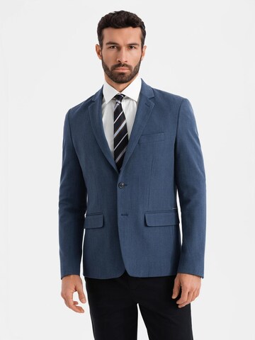Ombre Regular fit Business blazer 'OM-BLZB-0135' in Blue
