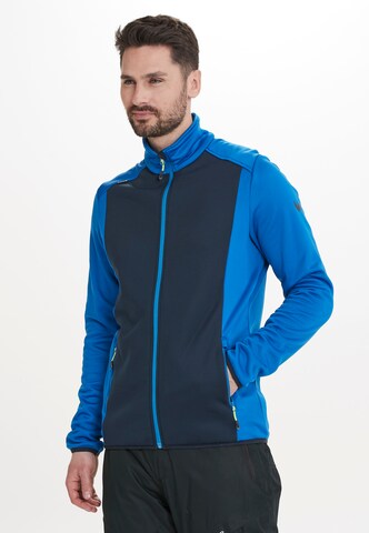 Whistler Athletic Fleece Jacket 'Fred' in Blue: front