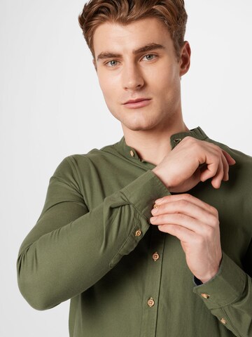 Regular fit Camicia 'Dean Diego' di Kronstadt in verde