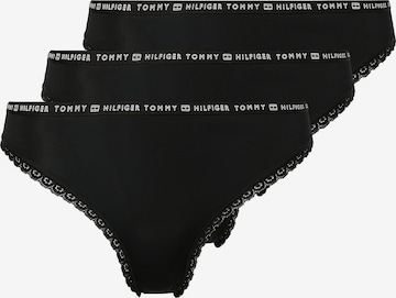 Slip de la TOMMY HILFIGER pe negru: față