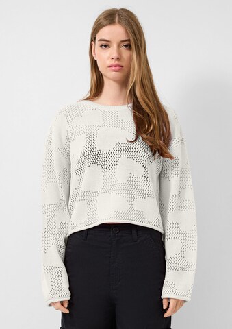 QS Pullover in Beige: Vorderseite