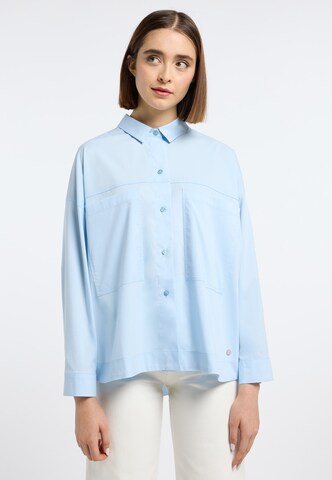 Frieda & Freddies NY Bluse in Blau: Vorderseite