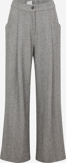 Guido Maria Kretschmer Women Hlače s naborima 'Loretta' u tamo siva / prljavo bijela, Pregled proizvoda