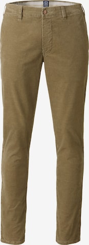 MEYER Regular Chino trousers in Brown: front