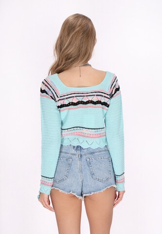 Pull-over 'Boho' IZIA en vert