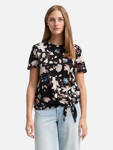 TOM TAILOR DENIM Shirt in Black: front