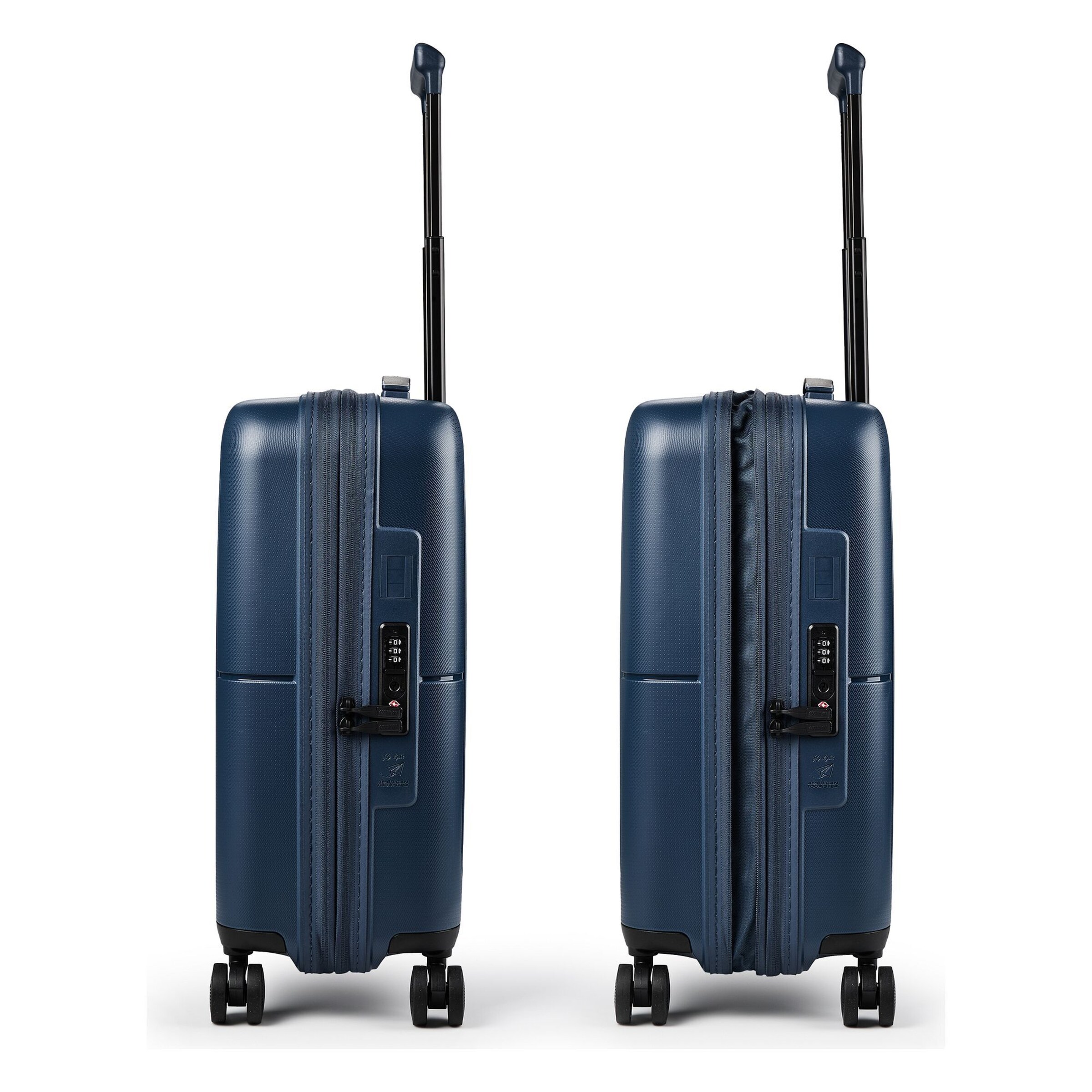 American Tourister Trolley in Blau