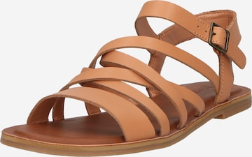 TOMS Strap Sandals 'Sephina' in Brown: front