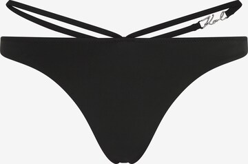 Karl Lagerfeld Долнище на бански тип бикини в черно: отпред