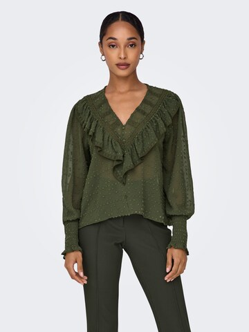 ONLY - Blusa 'ONLEleanor' en verde: frente