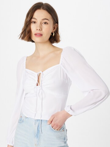 Abercrombie & Fitch Shirt in White: front