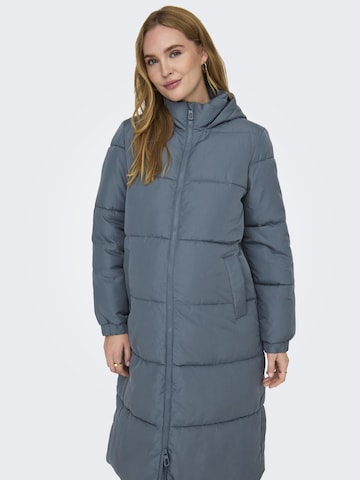 Only Maternity Wintermantel in Grijs