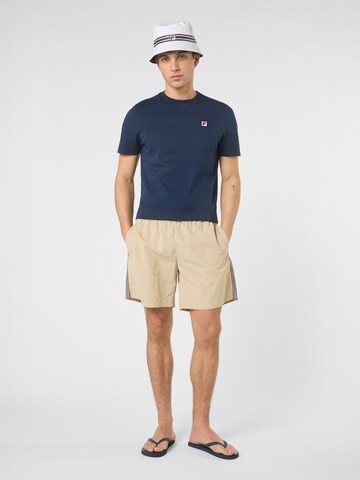 FILA - Camiseta 'BIELLA regular short sleeve t-shirt' en azul