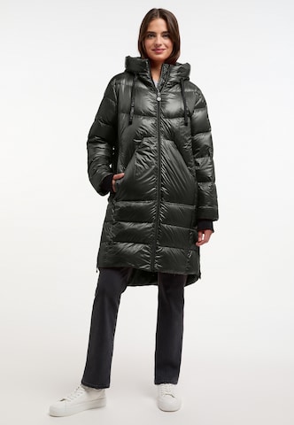 Frieda & Freddies NY Wintermantel 'Twister 2' in Grau: Vorderseite