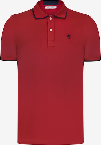 Felix Hardy Polo Shirt Kurz Arm in Rot: Vorderseite