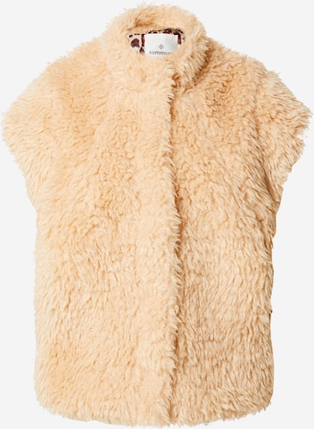 Summum Vest i beige: forside