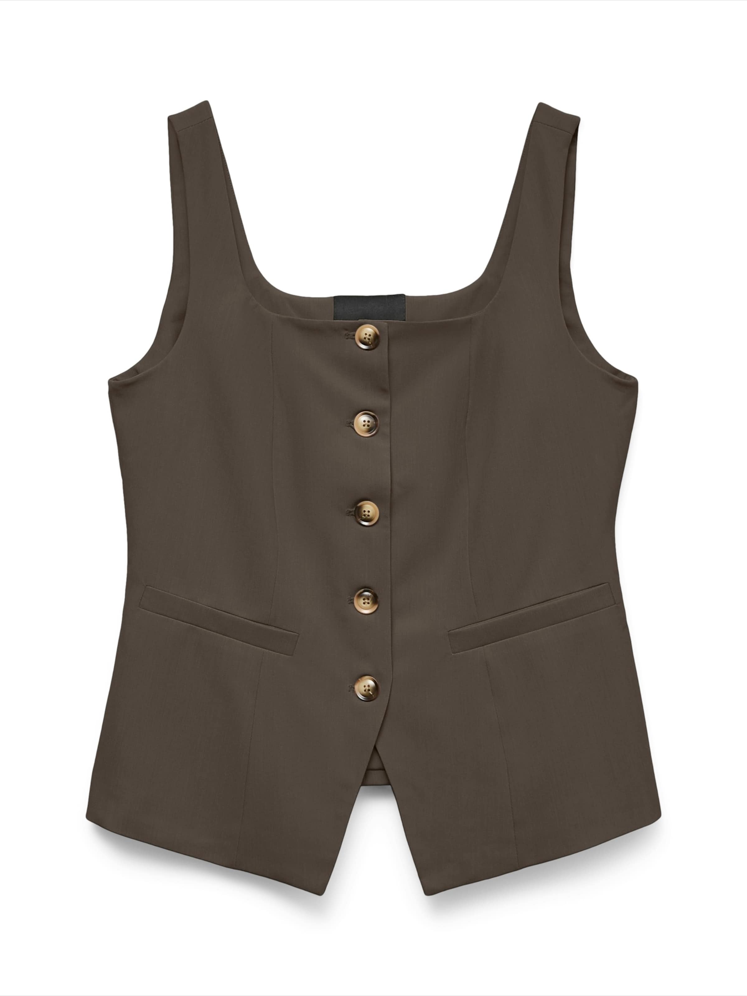 VERO MODA Жилет от костюма 'VMKandra' в Коричневый: спереди